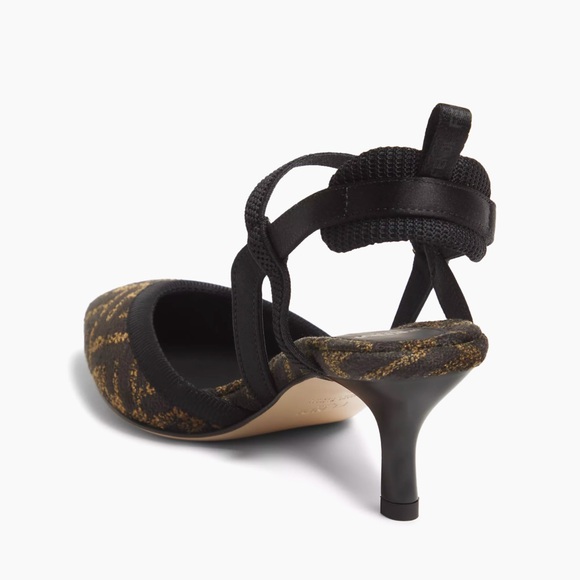 Fendi Colbi 55MM FF Logo Slingback Kitten Heel  Pumps NIB $995 EU36 - Picture 4 of 16